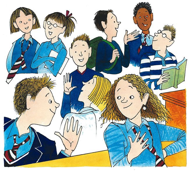 Picture of a group of schoolkids