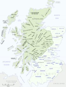 Image: Scottish Clan Map