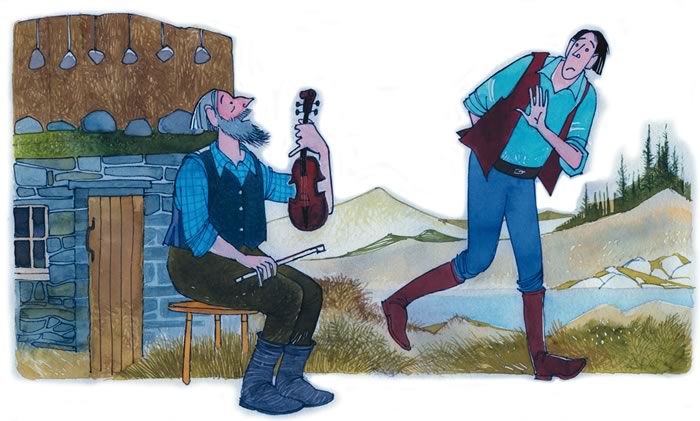 Picture of a fiddler