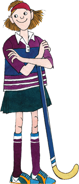 Picture of a Shinty player