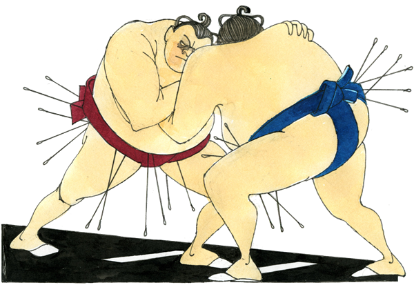 Picture of Sumo Wrestlers